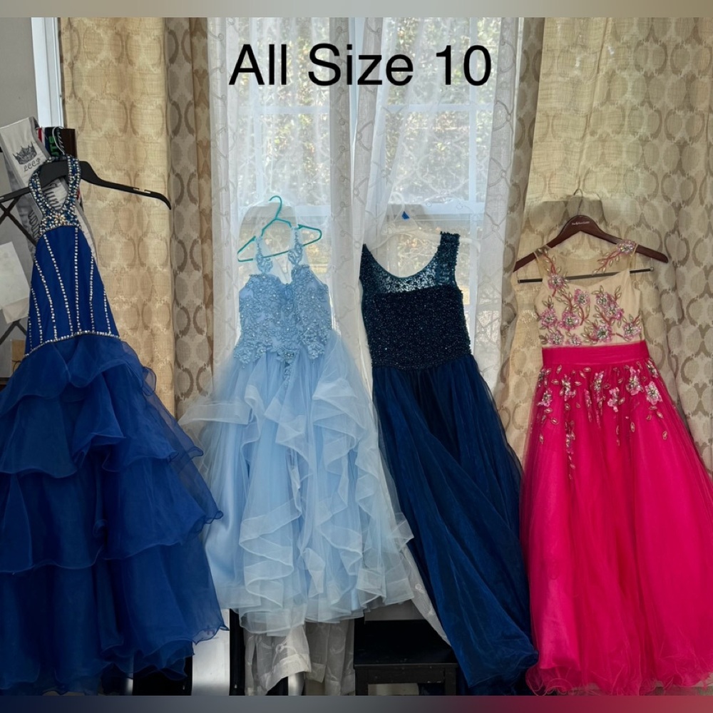 sz 10 pageant dresses listing is for each one at $170 a piece